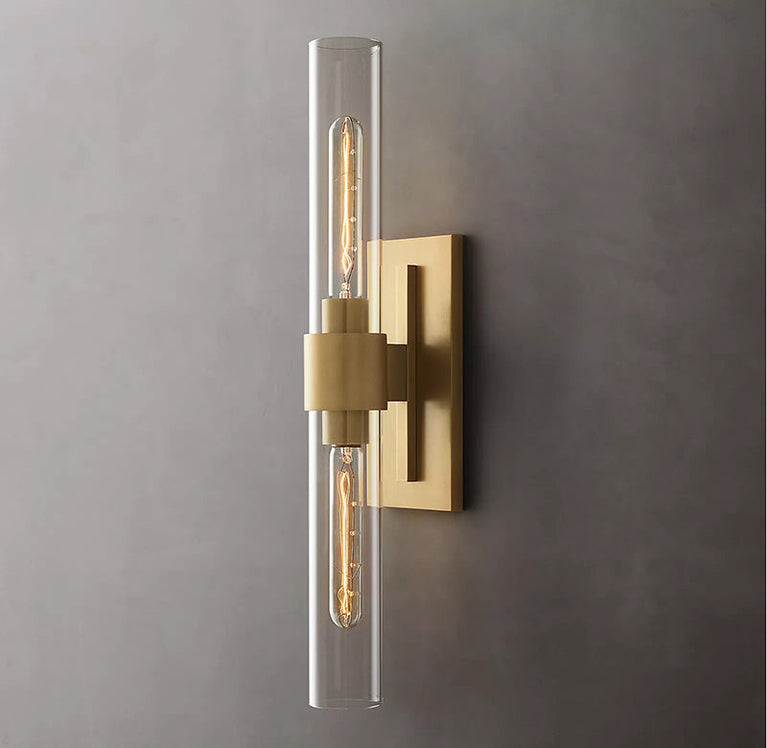 Ravelle Glass Linear Wall Sconce 23”H