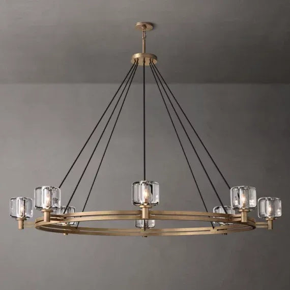 INTRODUC DEMARET ROUND CHANDELIER 60"