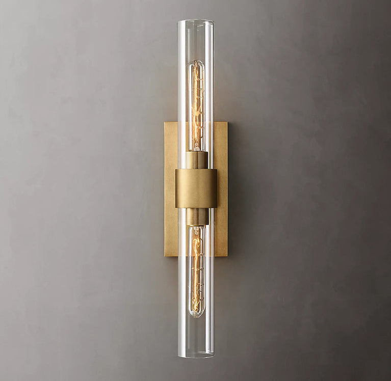 Ravelle Glass Linear Wall Sconce 23”H