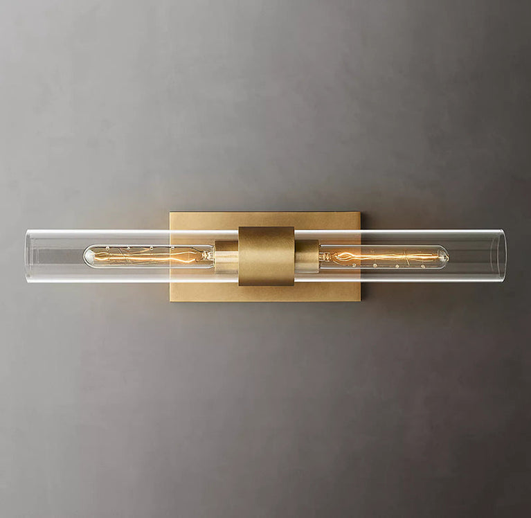 Ravelle Glass Linear Wall Sconce 23”H
