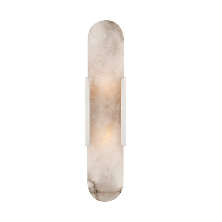 Elysian Modern Alabaster Bedroom Sconce, Modern Wall Light