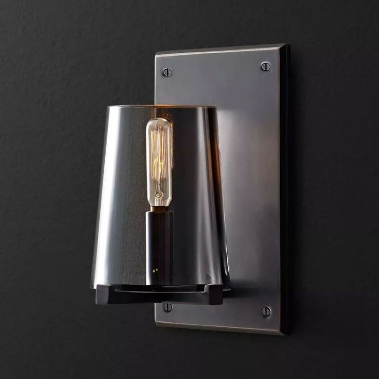 Pauillac Clear Glass Wall Sconce