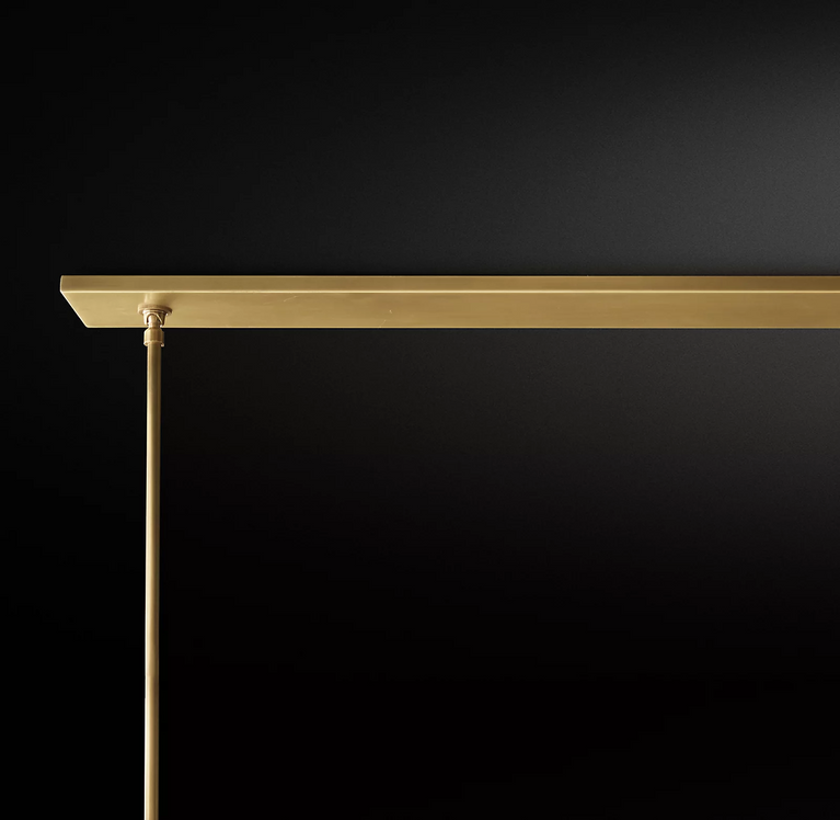 Ravelle Linear Chandelier 71" Modern Dining Room Lighting
