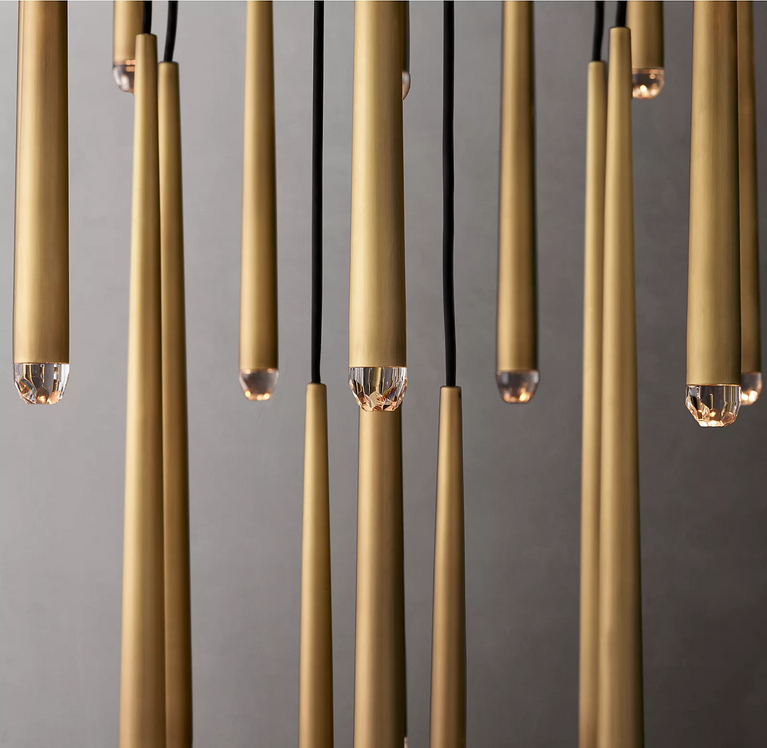 Aquitaines Round Chandeliers 48" Modern Chandelier Light
