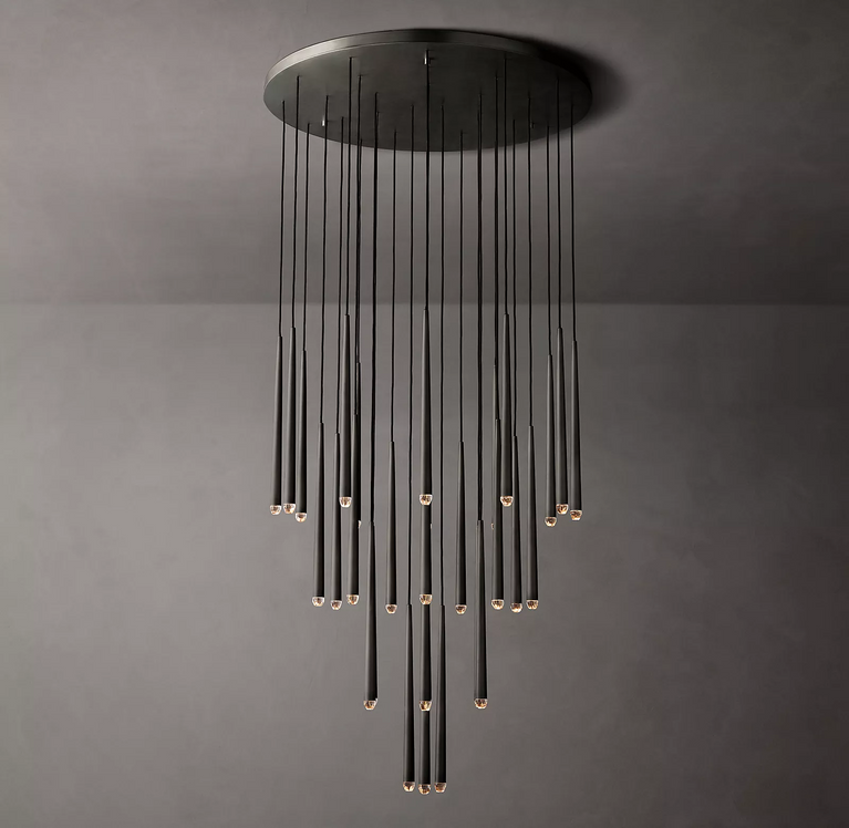 Aquitaines Round Chandeliers 48" Modern Chandelier Light