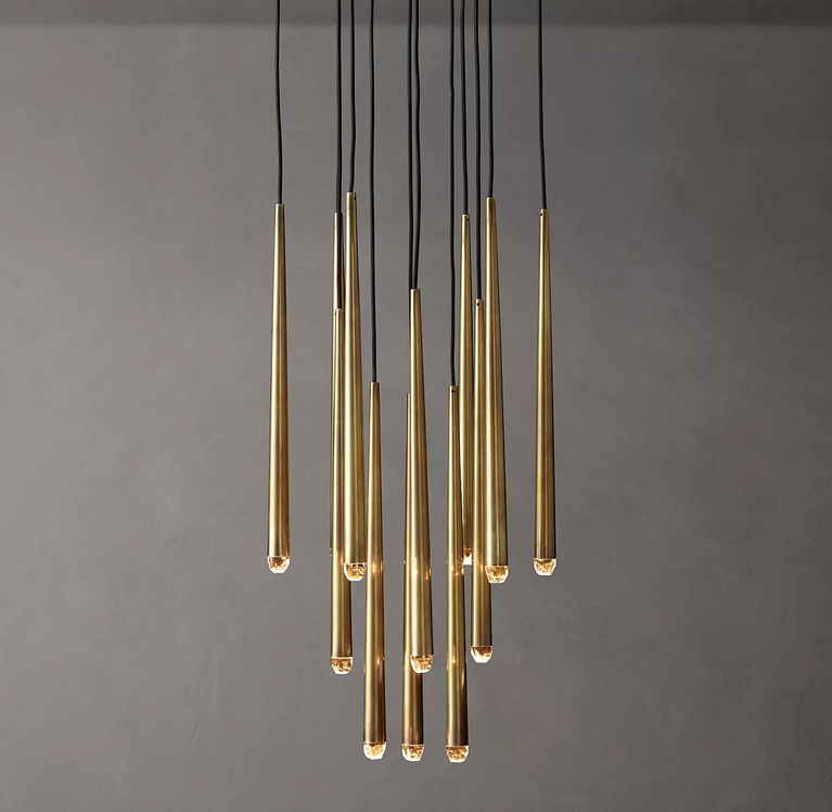 Aquitaines Round Chandeliers 24" Modern Chandelier Light