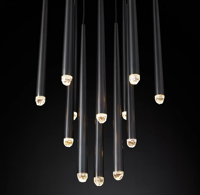 Aquitaines Round Chandeliers 24" Modern Chandelier Light