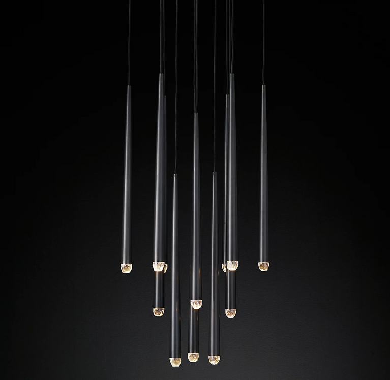 Aquitaines Round Chandeliers 24" Modern Chandelier Light