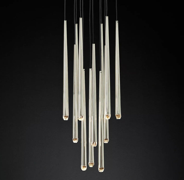 Aquitaines Round Chandelier 18" Modern Chandelier Light