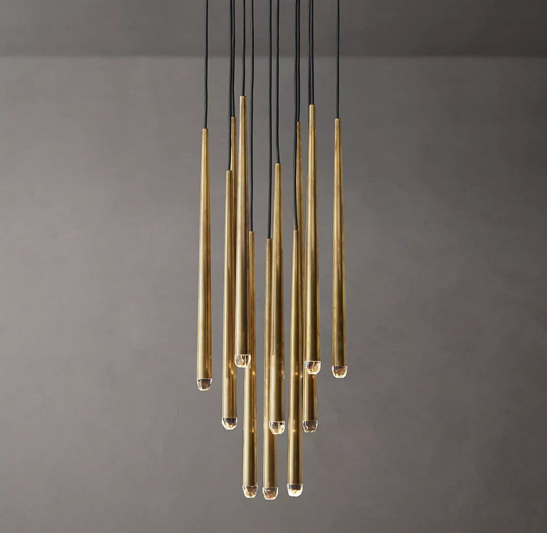 Aquitaines Round Chandelier 18" Modern Chandelier Light