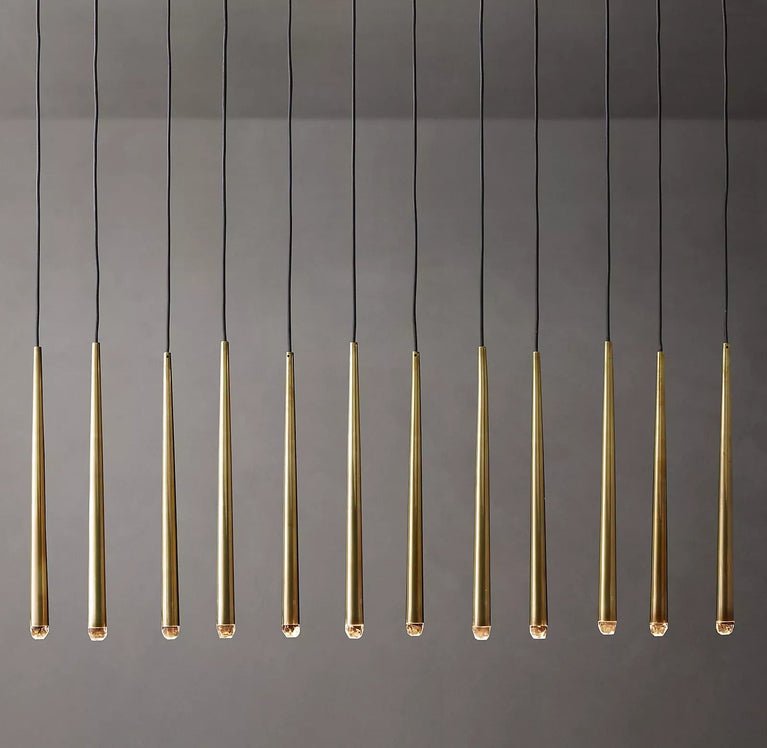Aquitaines Linear Chandelier Light 60"
