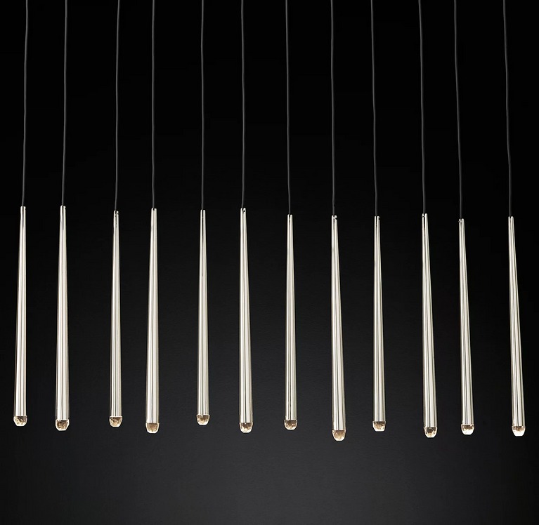 Aquitaines Linear Chandelier Light 60"