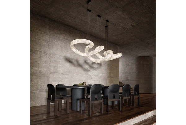 Infinity Alabaster Chandelier