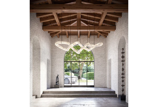 Infinity Alabaster Chandelier