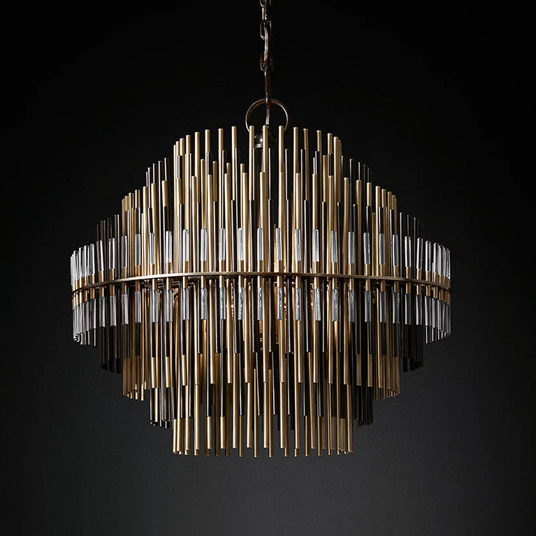 Emile Industrial Wind Round Chandelier 50" 60"( customized size)