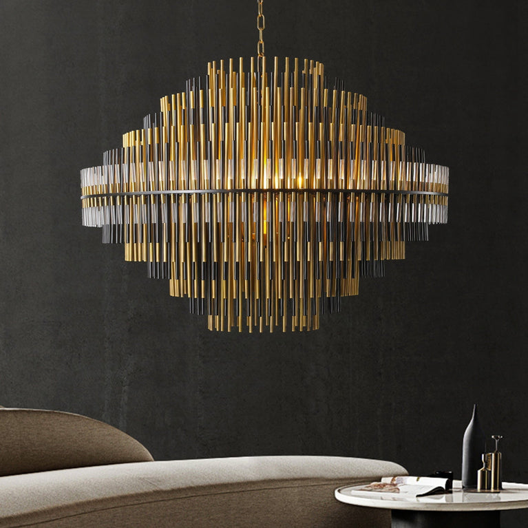 Emile Industrial Wind Round Chandelier 50" 60"( customized size)