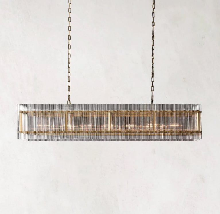 Modern San Marco Linear Luxury Chandelier 54"