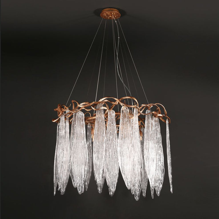 Round Waterfall Chandelier