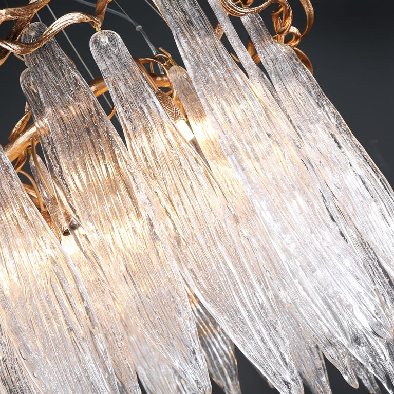 Round Waterfall Chandelier