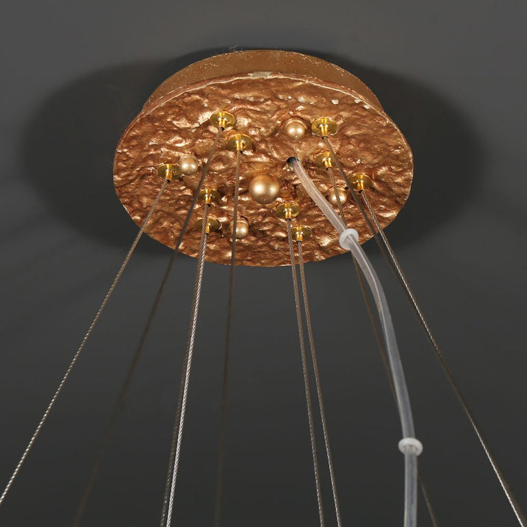 Round Waterfall Chandelier
