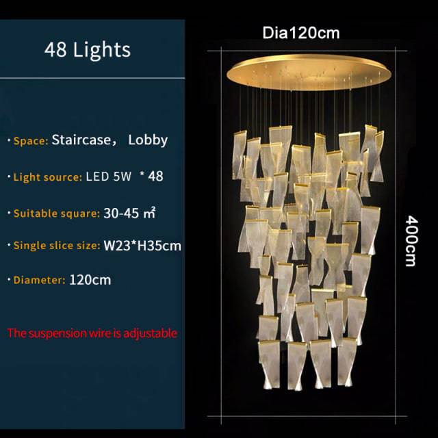 Sali Modern Suspension Round Chandelier