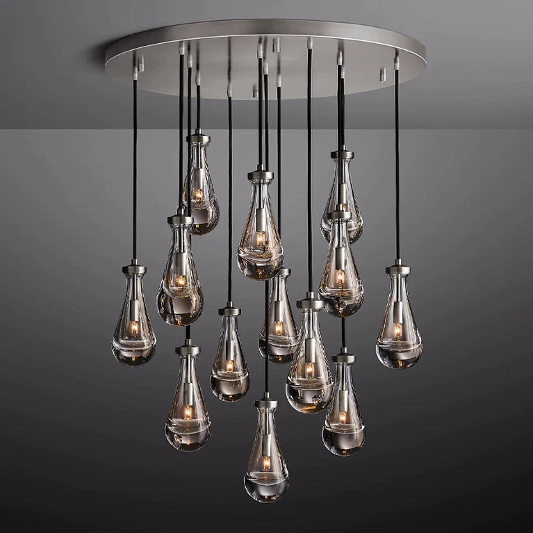 RAINDROP Drew Round 13-Light Chandelier For Living Room