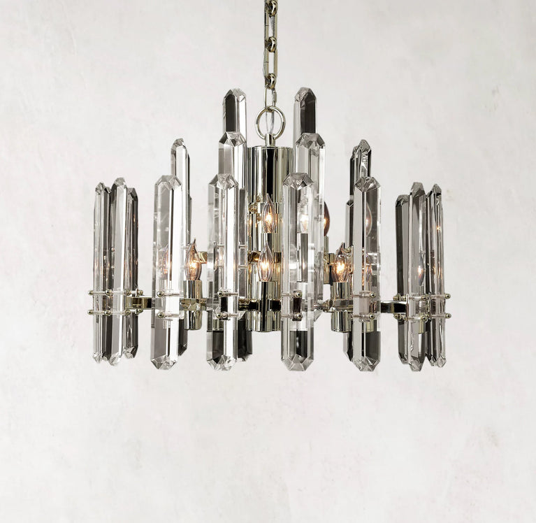 Bonnington Round Chandelier 24" Crystal Chandelier