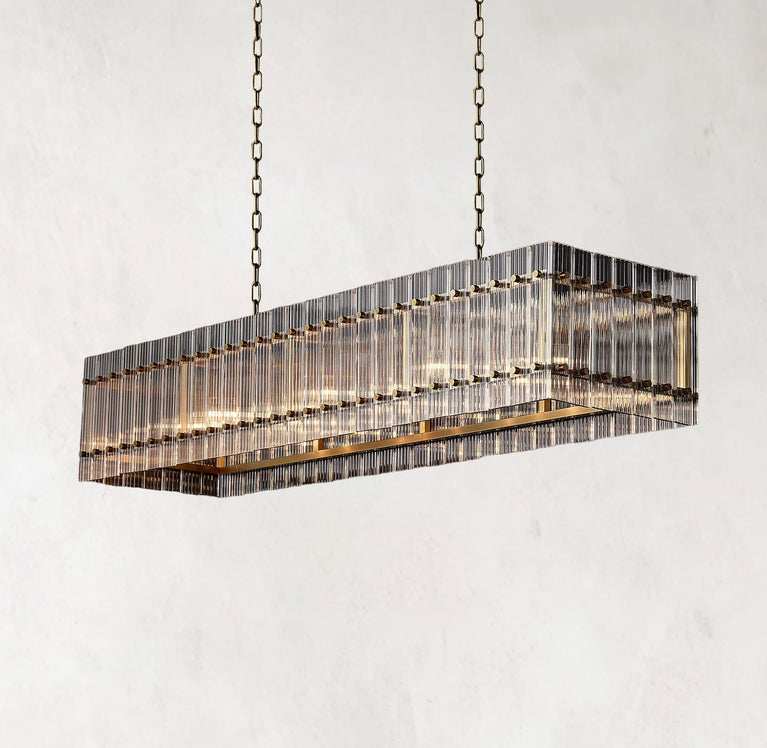 Modern San Marco Linear Luxury Chandelier 54"