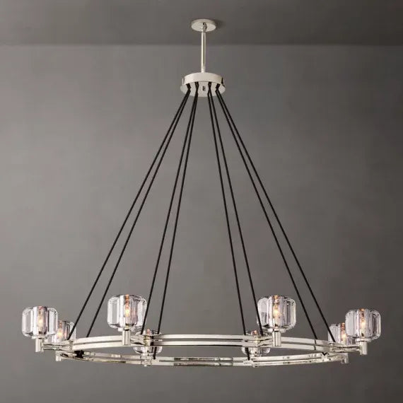 INTRODUC DEMARET ROUND CHANDELIER 60"