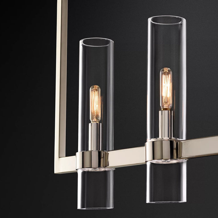 Ravelle Glass Linear Chandelier 50"(customized)