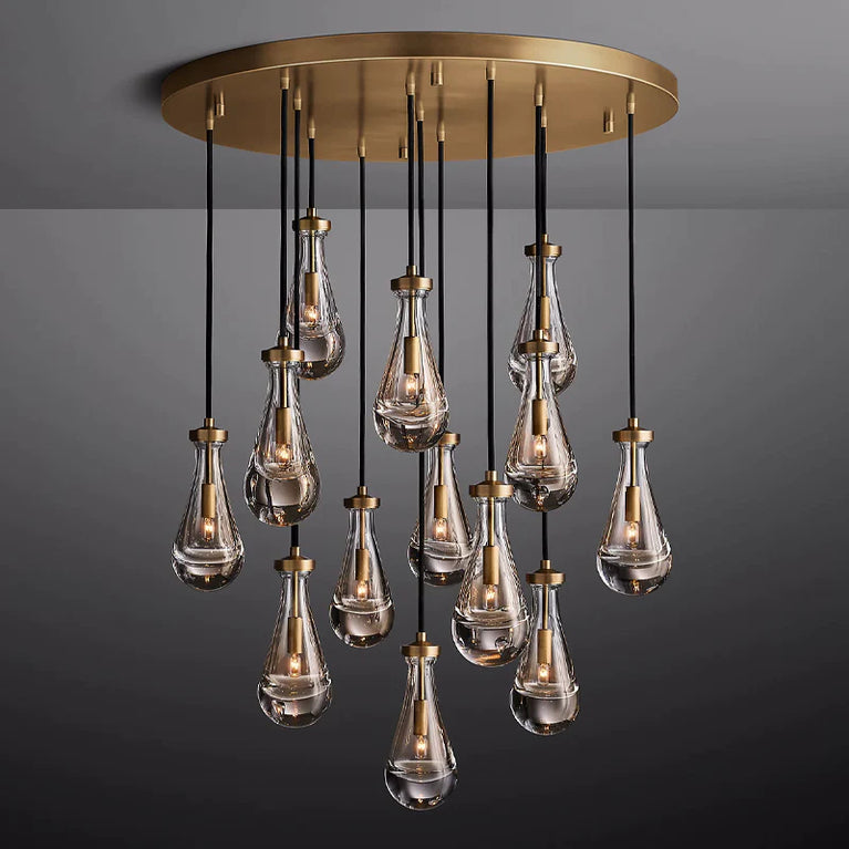 RAINDROP Drew Round 13-Light Chandelier For Living Room