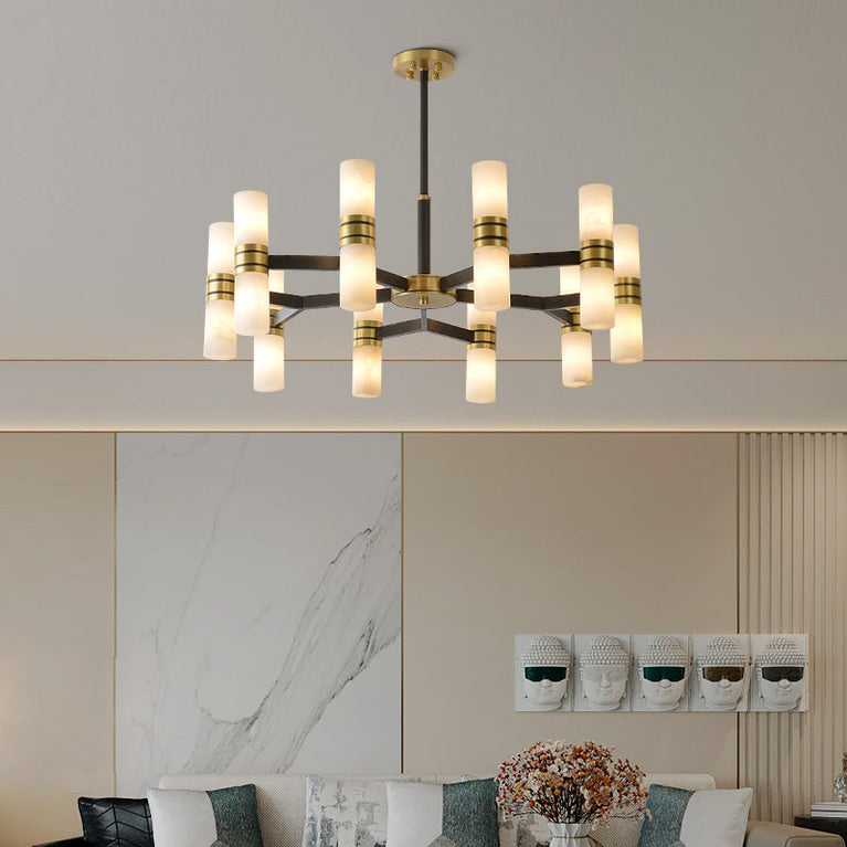 Morala Marble Round Chandelier