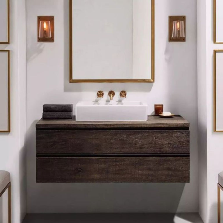 Pauillac Clear Glass Wall Sconce
