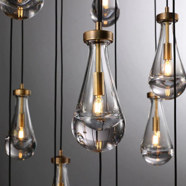RAINDROP Drew Modern Round 21-Light Chandelier