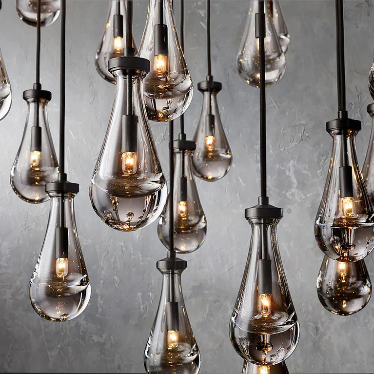 Raindrop De Round Chandelier 36"