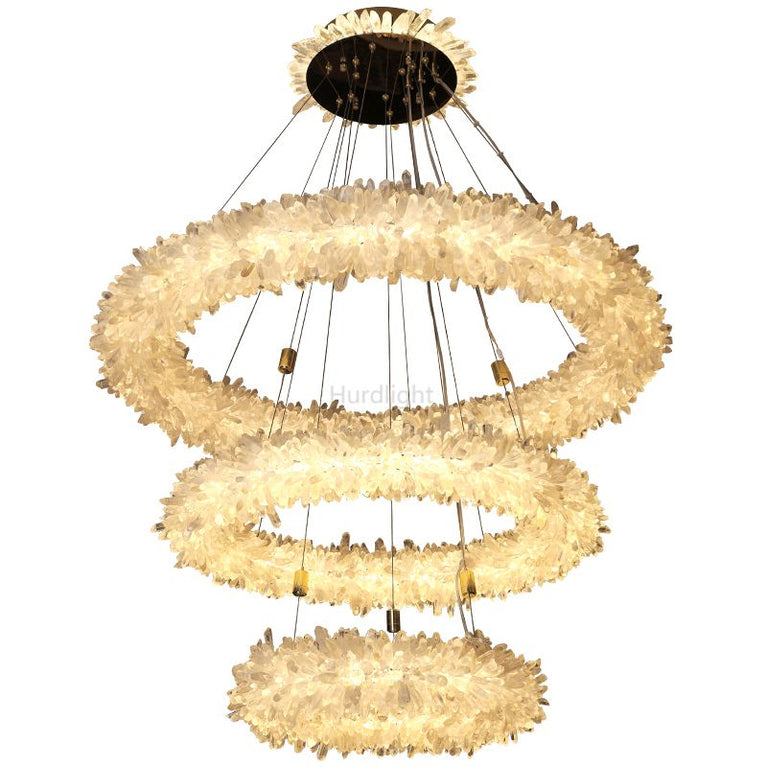 Primary Crystal Cluster Halo Modern Chandelier chandeliers for dining room,chandeliers for stairways,chandeliers for foyer,chandeliers for bedrooms,chandeliers for kitchen,chandeliers for living room Rbrights