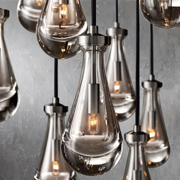 Raindrop De Round Chandelier 36"