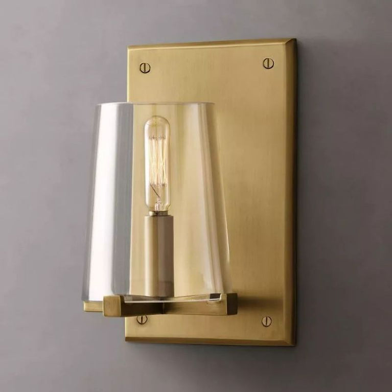 Pauillac Clear Glass Wall Sconce