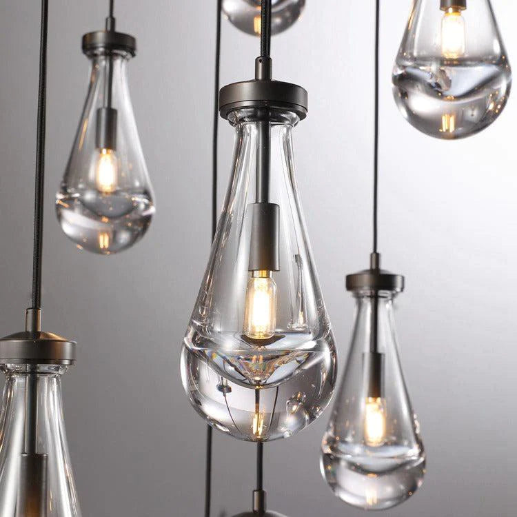 RAINDROP Drew Modern Round 21-Light Chandelier