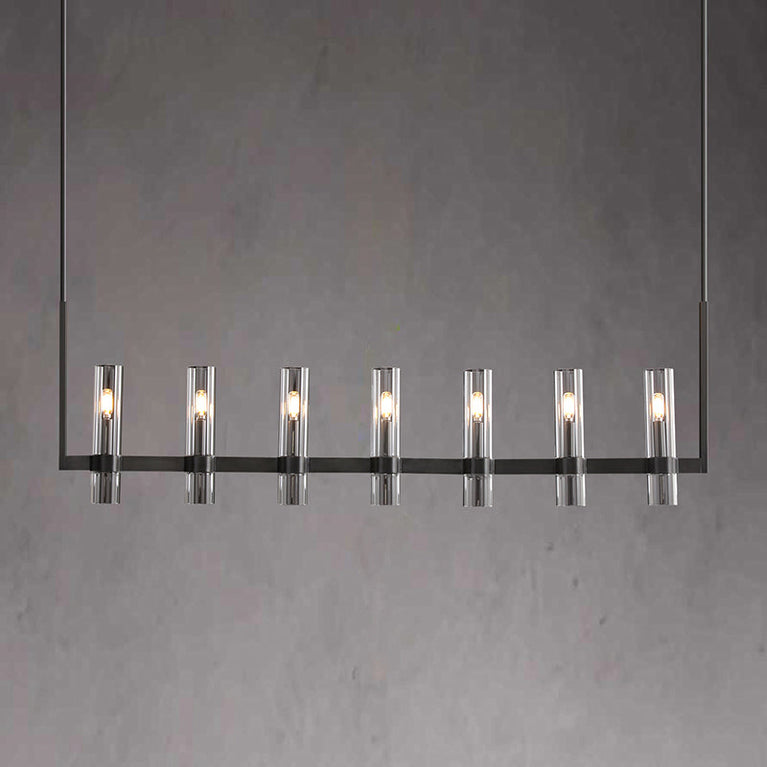 Ravelle Glass Linear Chandelier 50"(customized)