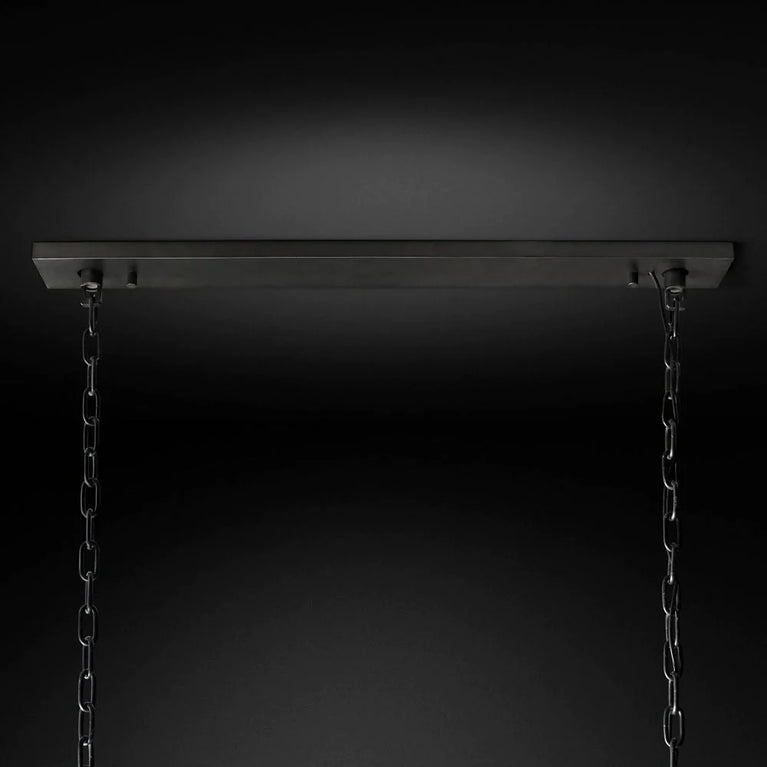 Harlow Crystal Rectangle Chandelier 74"