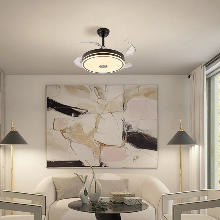 Maeve Modern Kitchen 6-Speed Indoor Fan Chandelier
