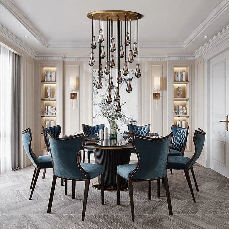 RAINDROP Drew Modern Round 21-Light Chandelier