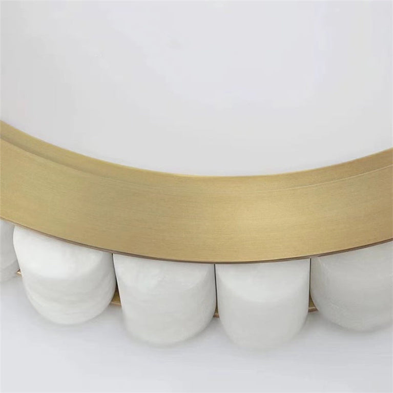 Winnie marble Round chandelier 23" 30" 40"