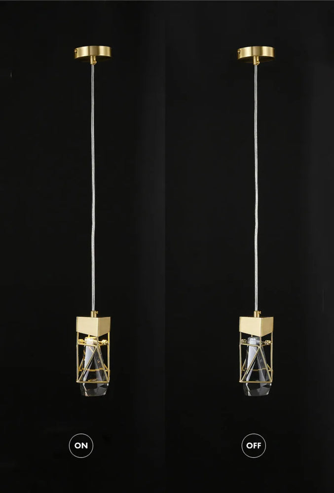 RILEY MODERN CRYSTAL PENDANT 1 LIGHTS