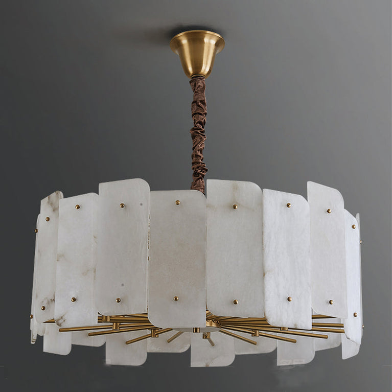Peggy marble Round chandelier 20hhhh 31hhhh