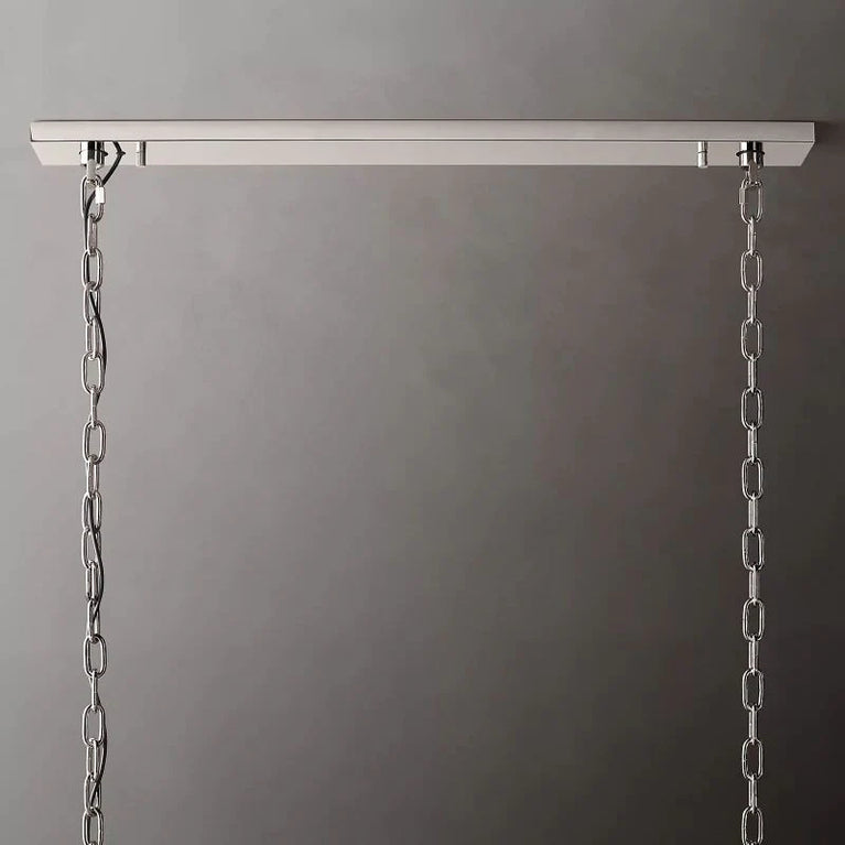 Harlow Crystal Rectangle Chandelier 74"