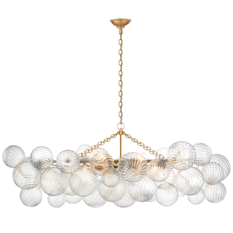 Talial Glass Medium Linear Chandelier