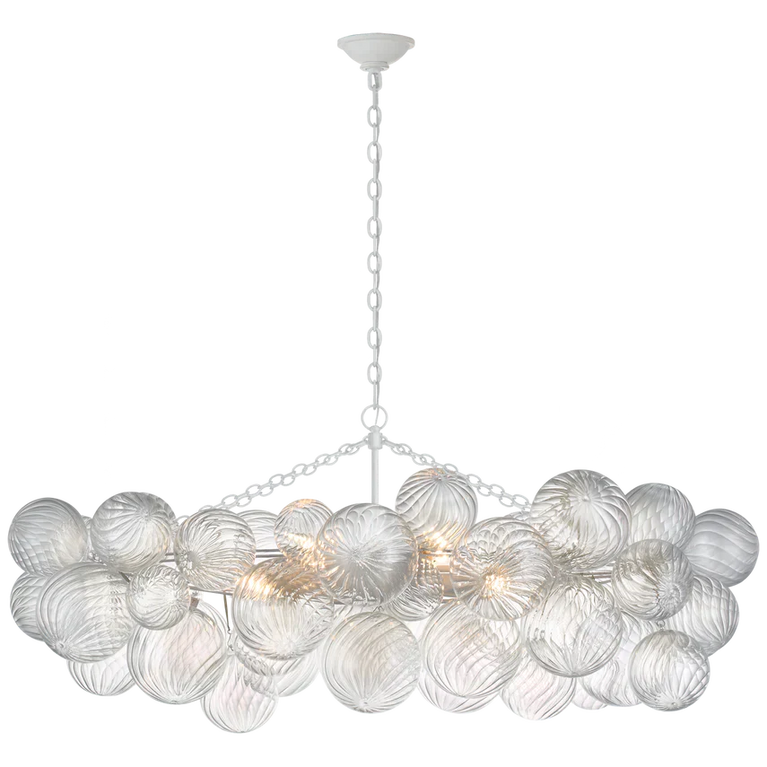 Talial Glass Medium Linear Chandelier