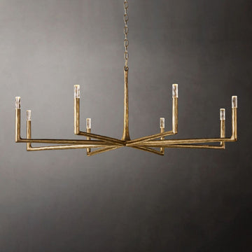 Avarital Forged Round Chandelier 60"